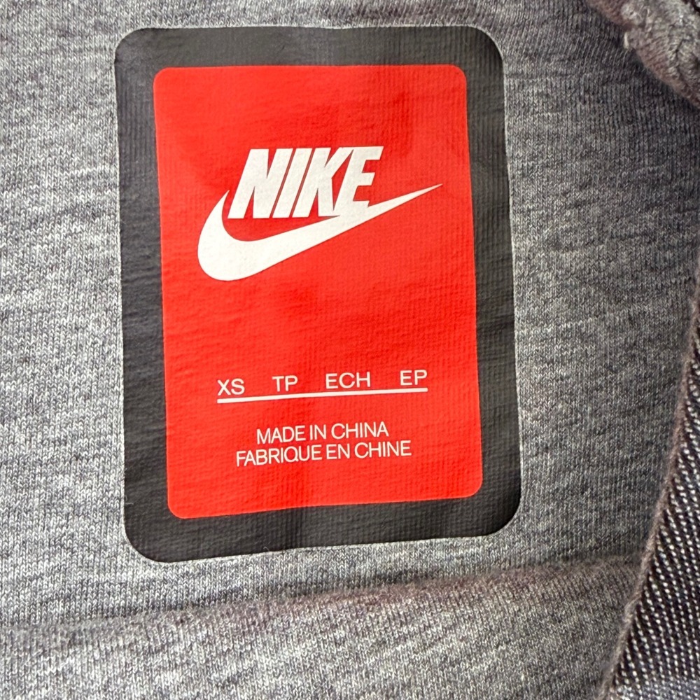 Nike Sportswear Tech Fleece Camo Sweatshirt Womens XS Grey Rear Zip Pullover - Picture 11 of 16